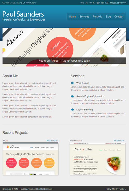 Hasani Portfolio WordPress Theme from voosh themes
