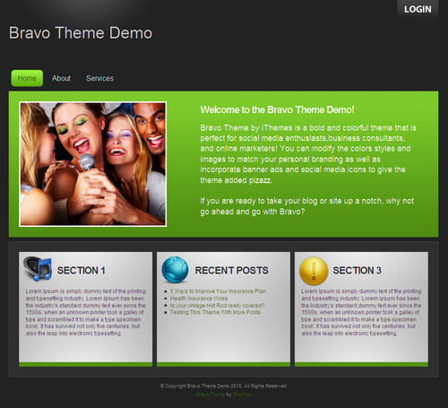 Bravo Business WordPress Theme