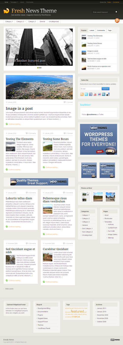 Fresh News 3.0 Premium WordPress Theme
