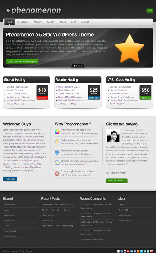 Phenomenon WordPress Theme
