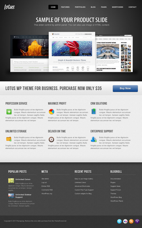 Lotus Premium WordPress Theme