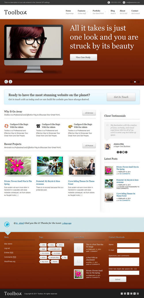 Toolbox Corporate & Portfolio WordPress Theme