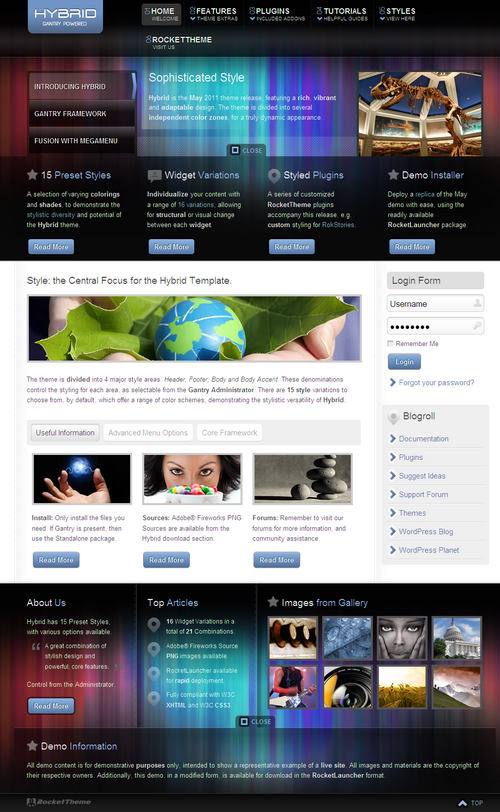 Hybrid Premium Multipurpose WordPress Theme