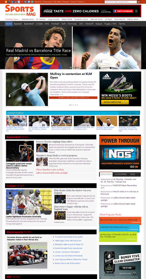 SportsMag WordPress Theme