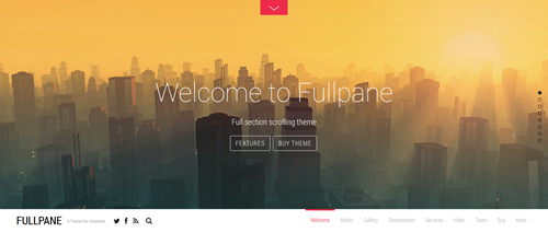 Fullpane WordPress Theme